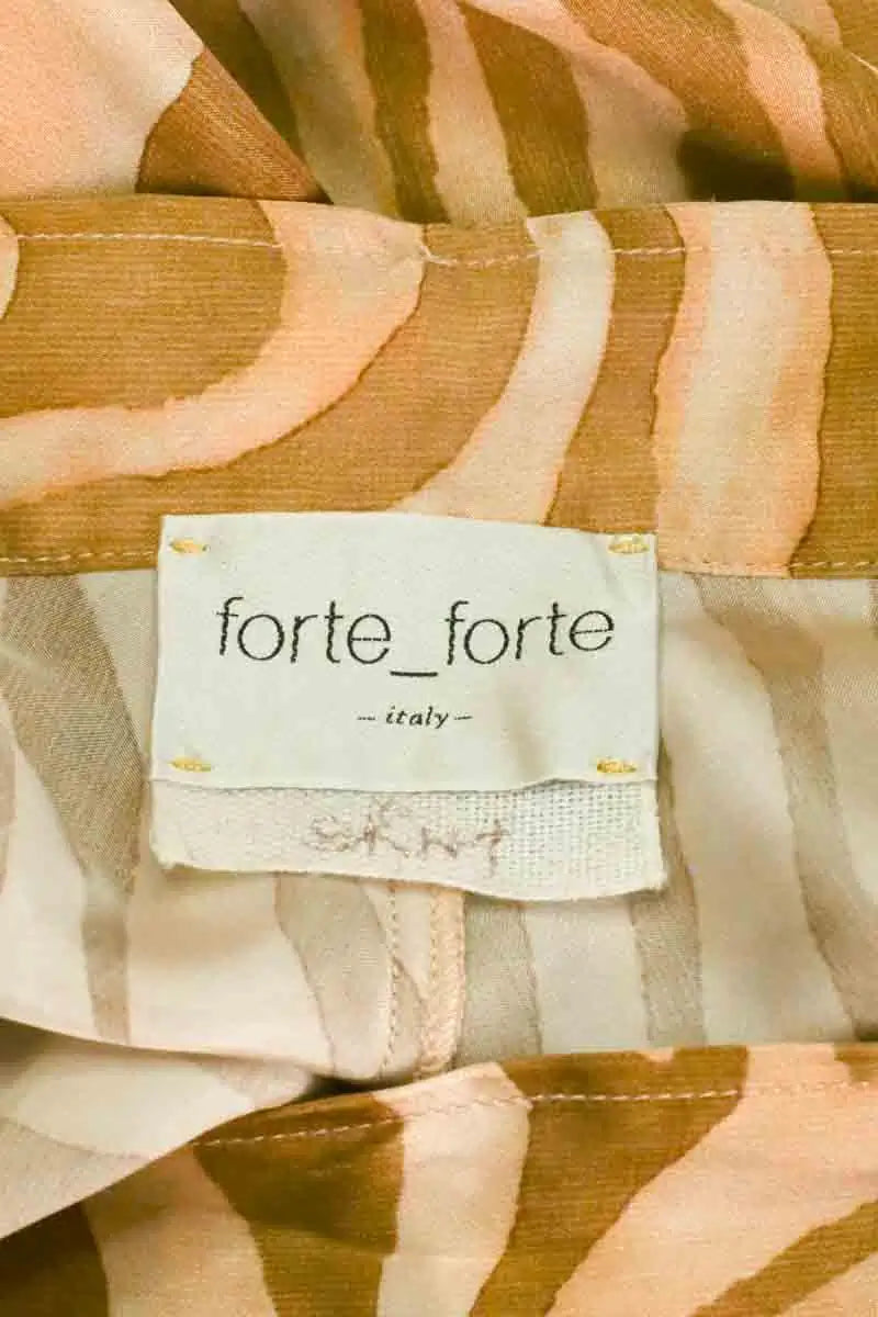 Jupe Forte_Forte Beige en Soie