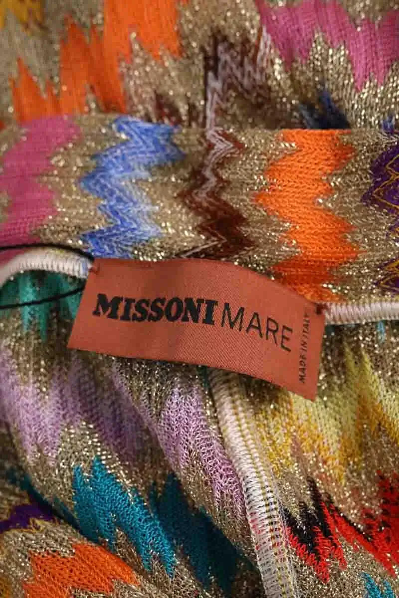 Pantalon droit Missoni Multicolore en Synthétique