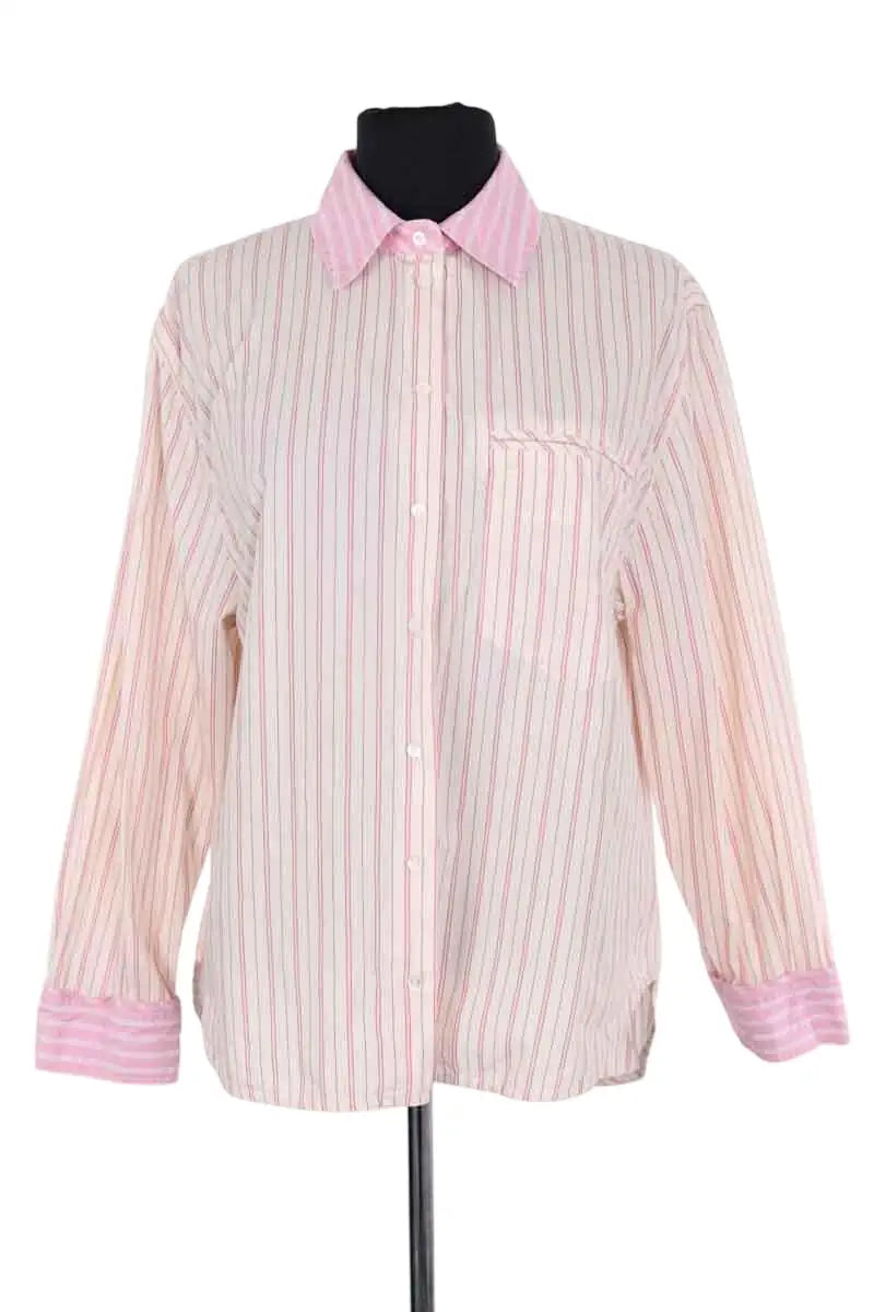 Chemise Balzac Rose en Coton, taille M - Seconde Main