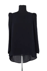 Blouse Claudie Pierlot Marine en Synthétique, taille S - Seconde Main