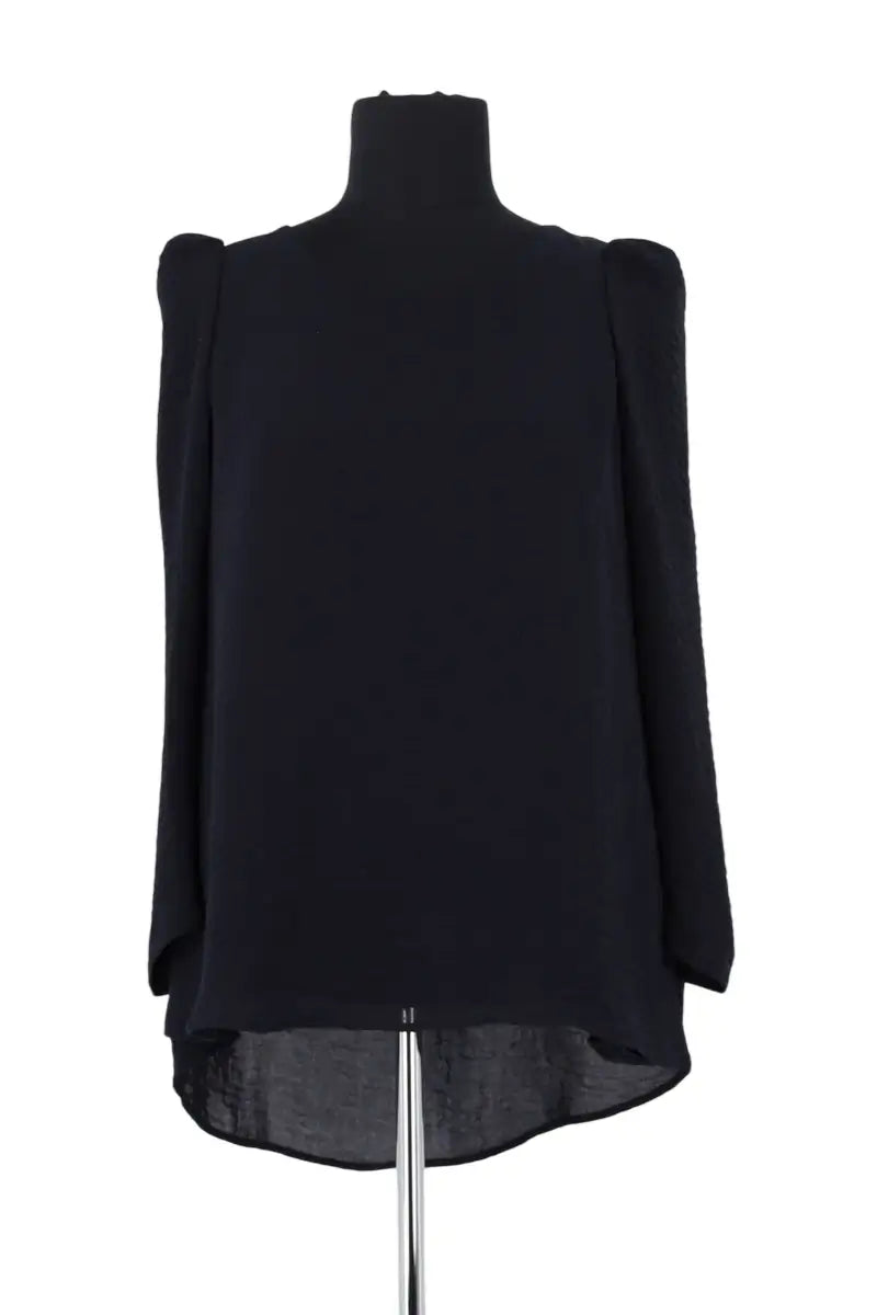 Blouse Claudie Pierlot Marine en Synthétique, taille S - Seconde Main