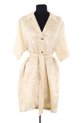 Robe Sandro Beige en Viscose, taille XS - Seconde Main