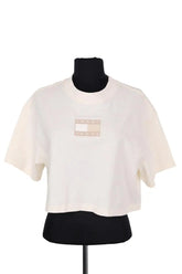 T-shirt Tommy Hilfiger Beige en Coton, taille M - Seconde Main