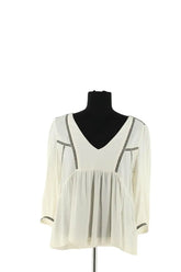 Blouse Ba&Sh Beige en Viscose, taille S - Seconde Main