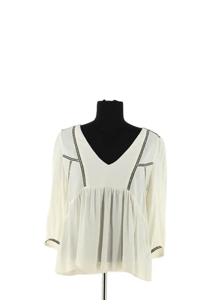 Blouse Ba&Sh Beige en Viscose, taille S - Seconde Main