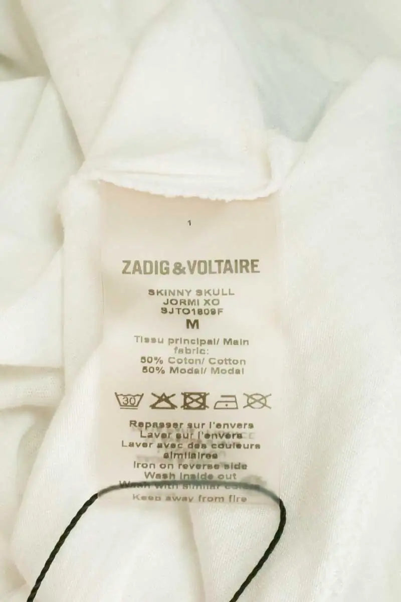 T-shirt Zadig & Voltaire Blanc en Coton