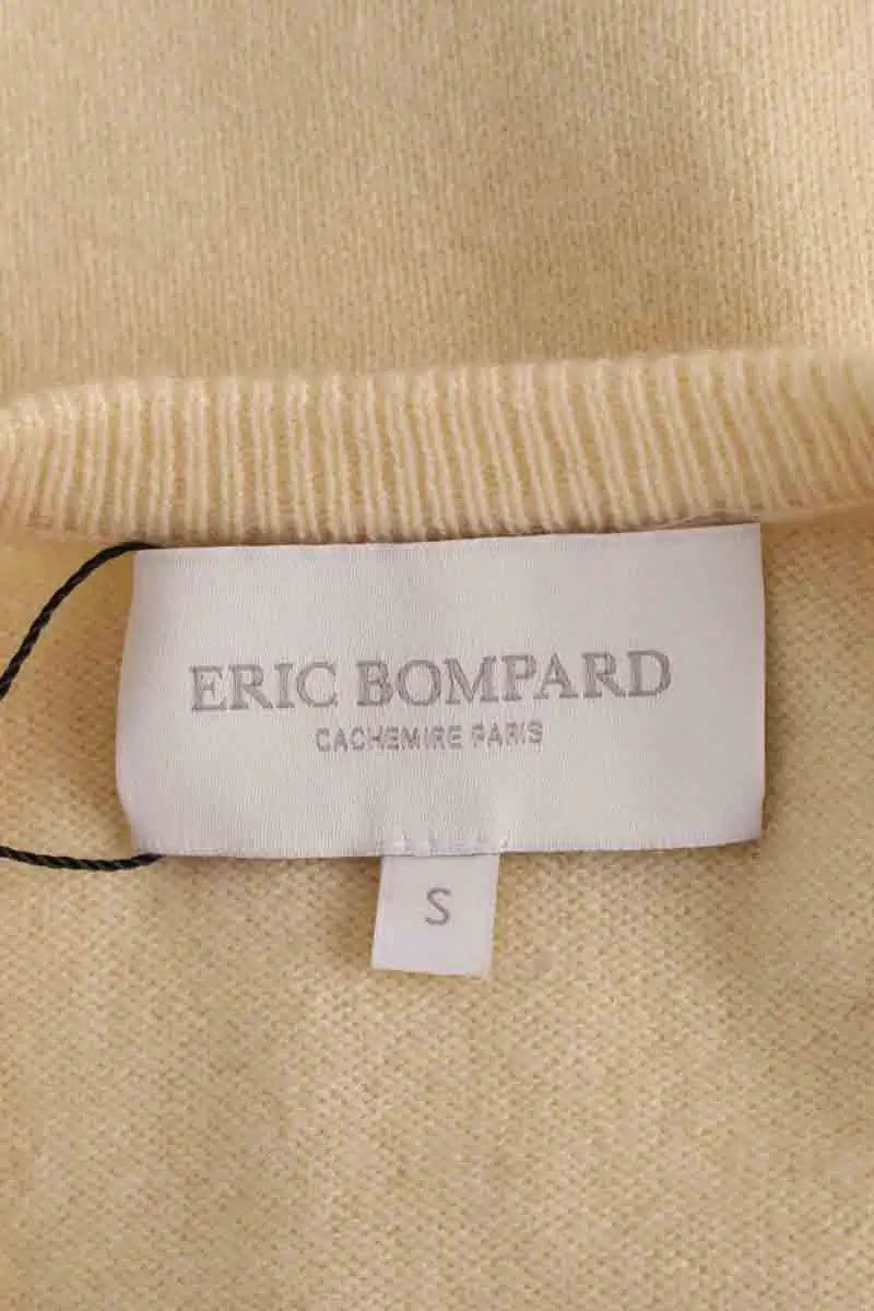 Pull Eric Bompard Jaune en Cachemire