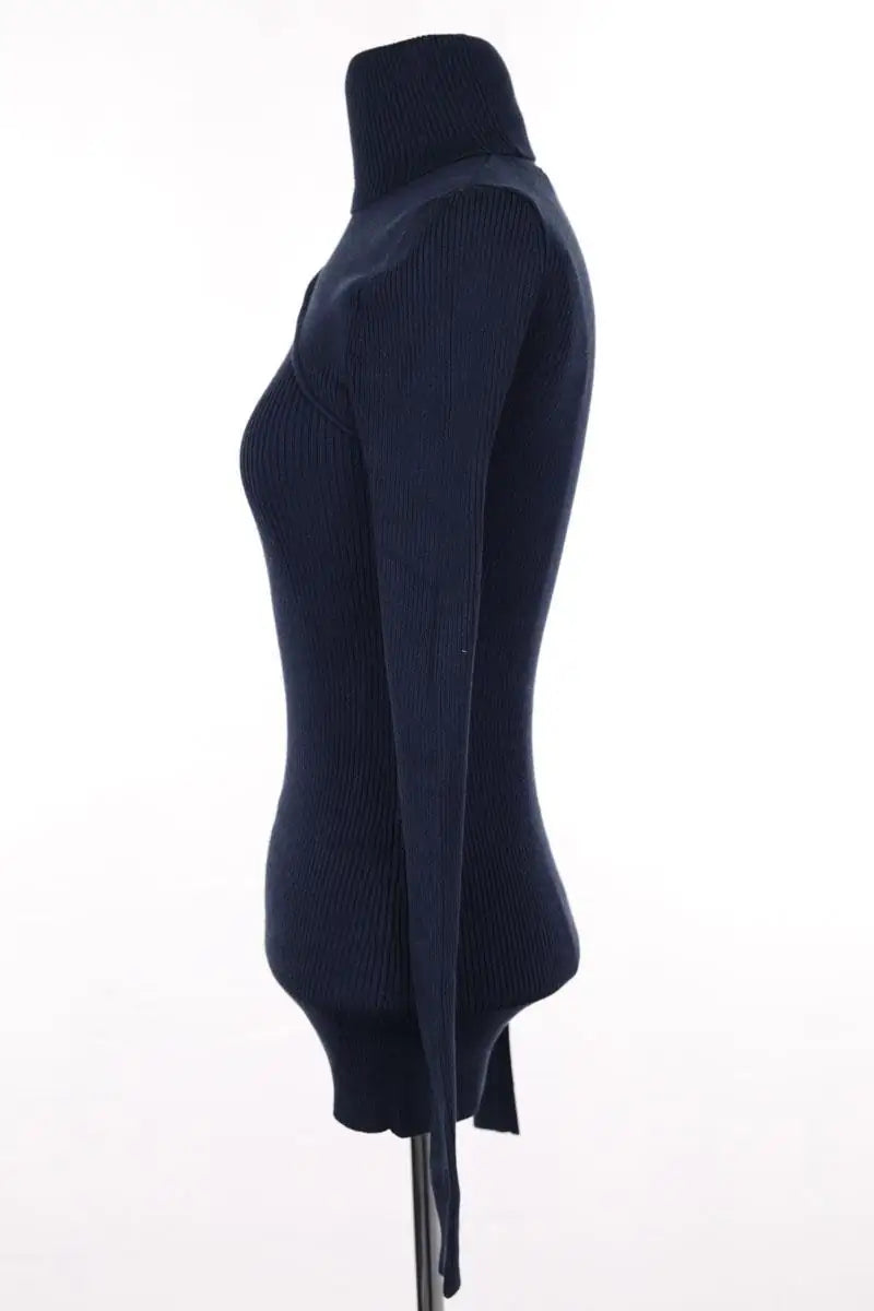 Pull Barbara Bui Bleu en Soie