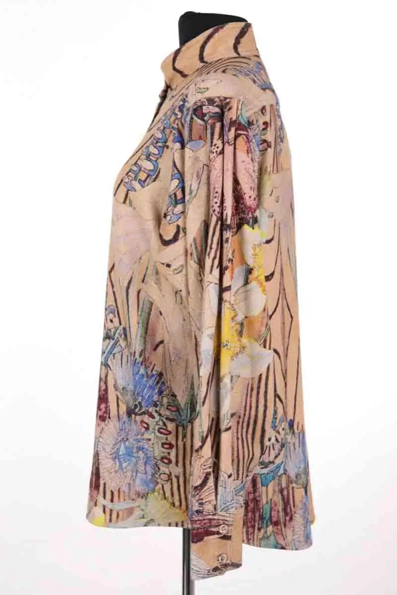 Chemise Valentine Gauthier Camel en Soie
