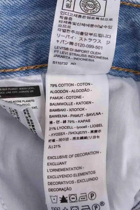 Bermuda Levi's Bleu en Coton