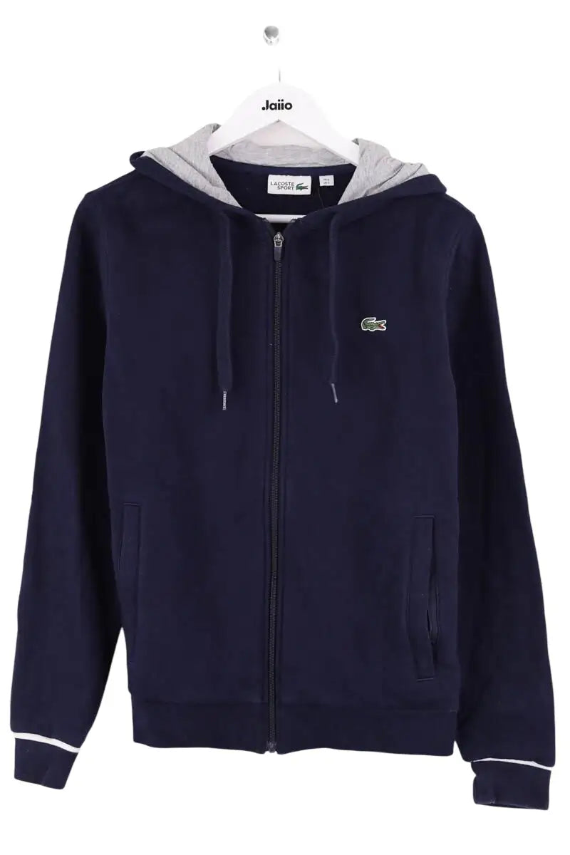 Gilet Lacoste Marine en Coton, taille L - Seconde Main