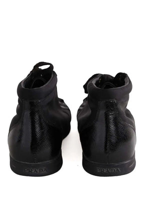 Baskets Prada Noir en Tissu