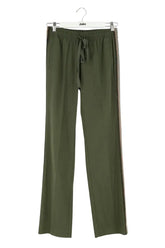 Pantalon droit Zadig & Voltaire Kaki en Synthétique, taille S - Seconde Main