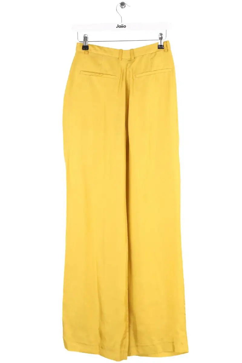 Pantalon droit Chloé Stora Jaune en Soie