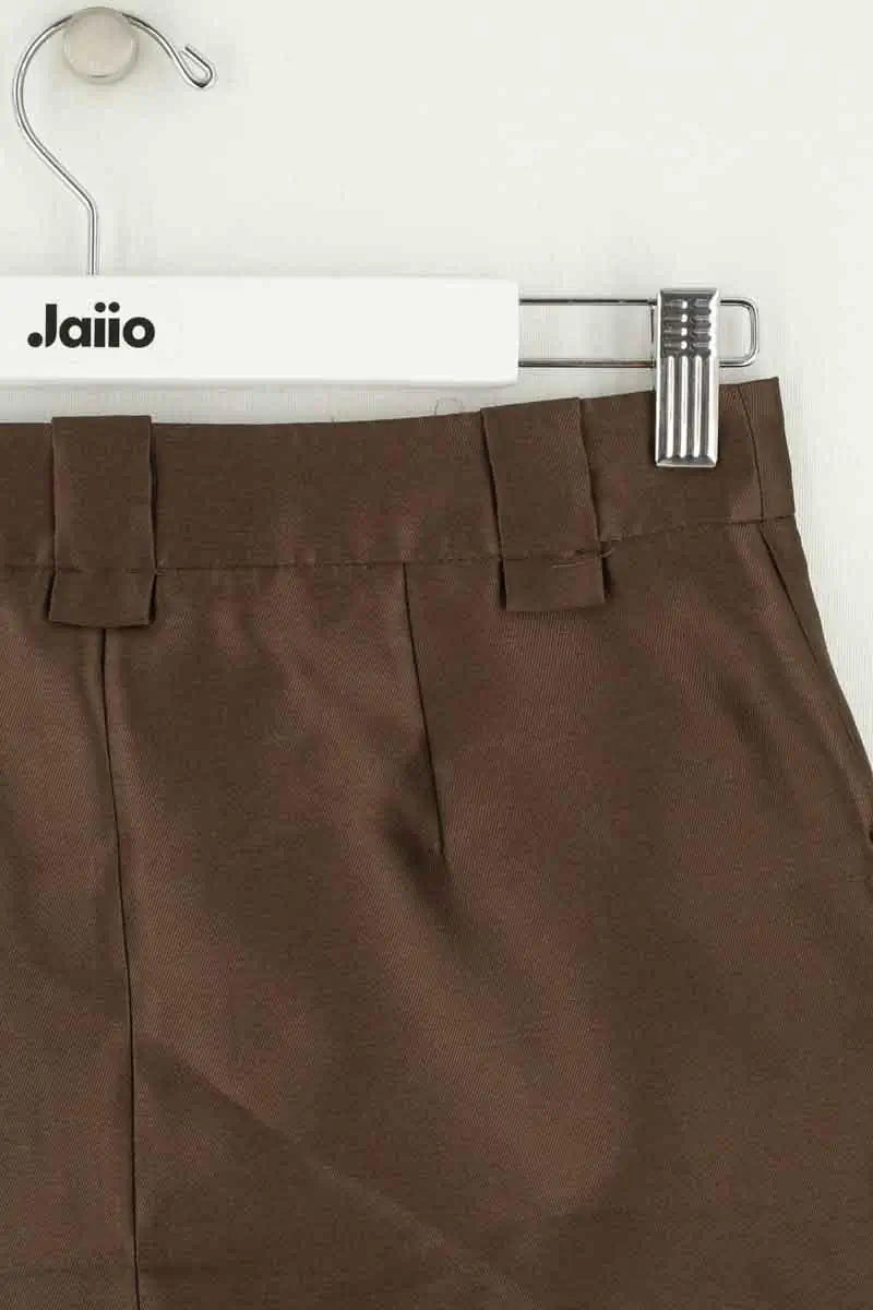Jupe Sandro Marron en Synthétique