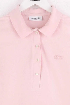 Polo Lacoste Rose en Coton