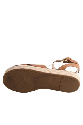 Sandales Michael Kors Marron en Cuir