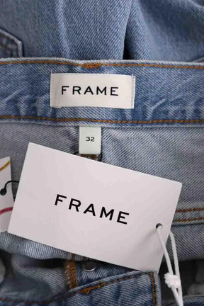 Jean Frame Relaxed jean Bleu en Coton