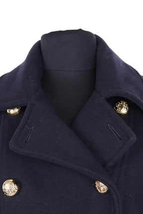 Peacoat Sandro Marine en Laine