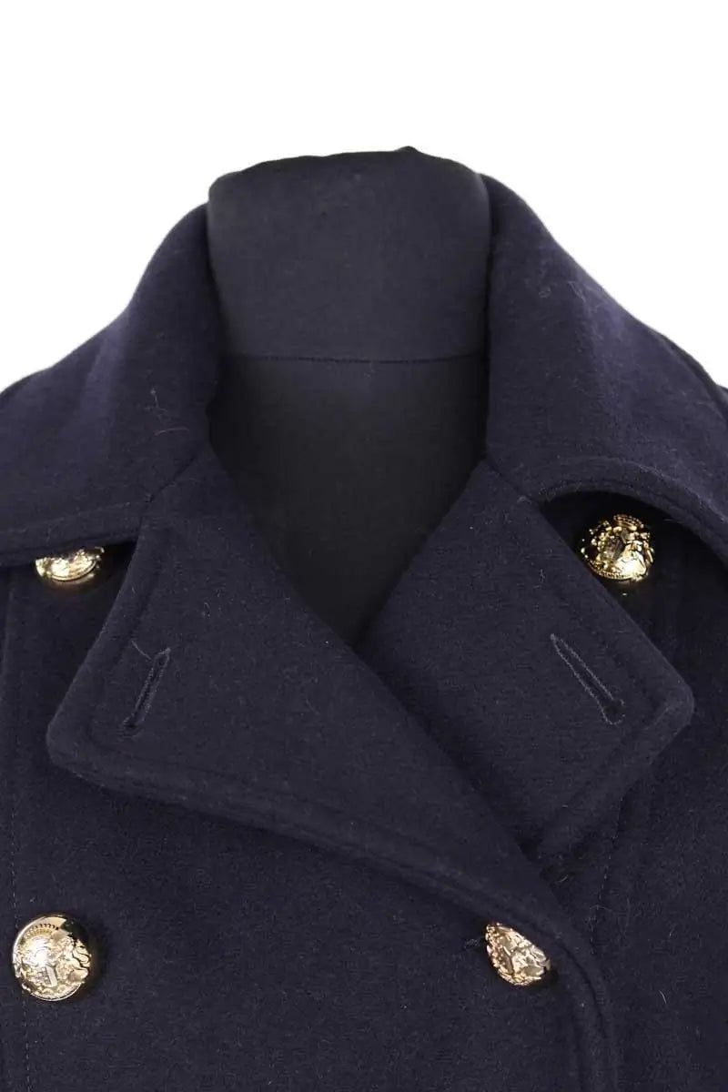 Peacoat Sandro Marine en Laine
