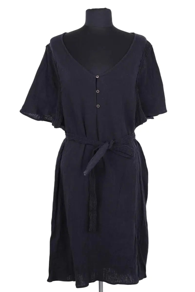 Robe Des Petits Hauts Noir en Coton, taille L - Seconde Main