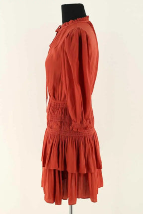 Robe Maje Orange en Synthétique