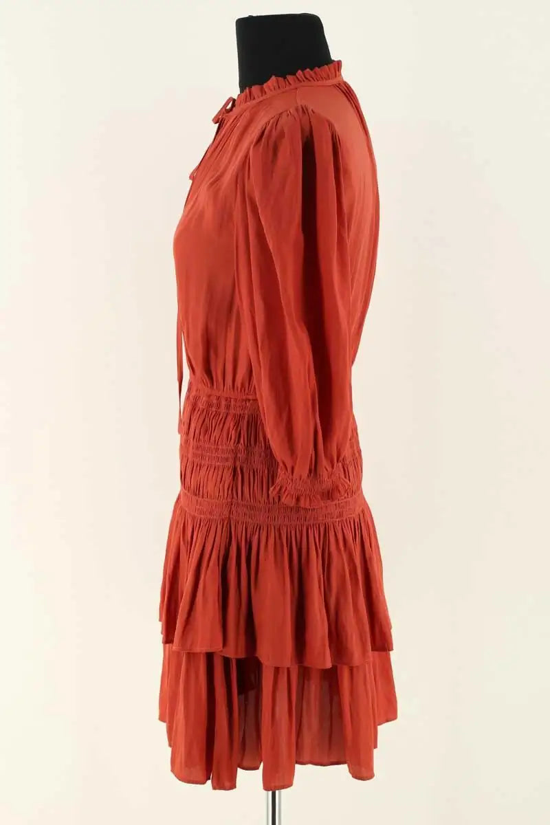Robe Maje Orange en Synthétique