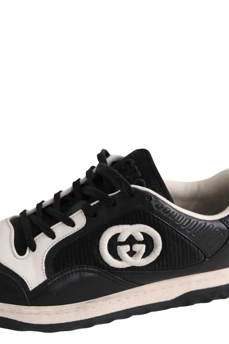 Baskets Gucci MAC80 Noir en Cuir