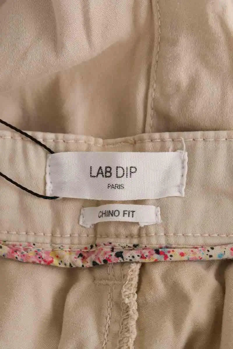 Pantalon Labdip Beige en Coton