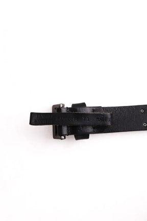 Ceinture The Kooples Noir en Cuir