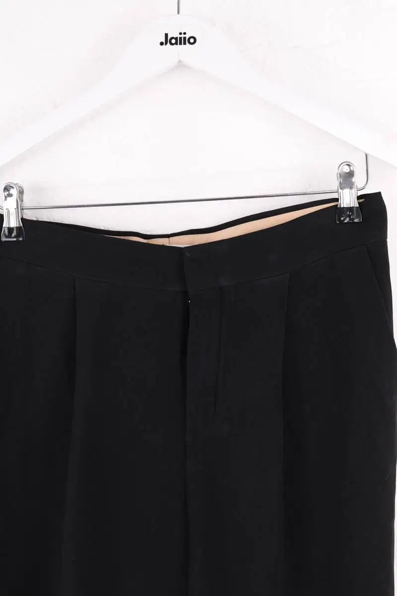 Pantalon droit Chloé Noir en Synthétique