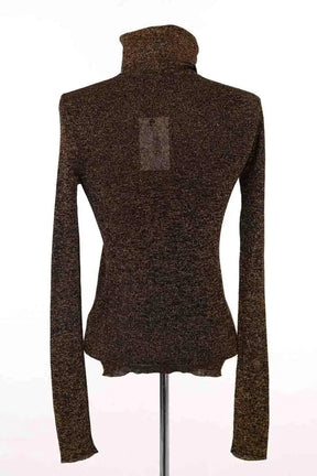 Blouse Saint Laurent Doré en Synthétique