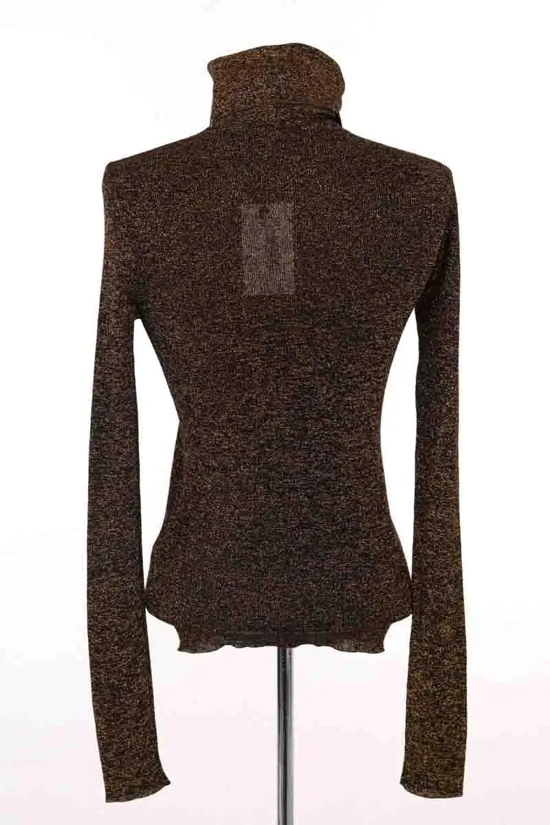 Blouse Saint Laurent Doré en Synthétique