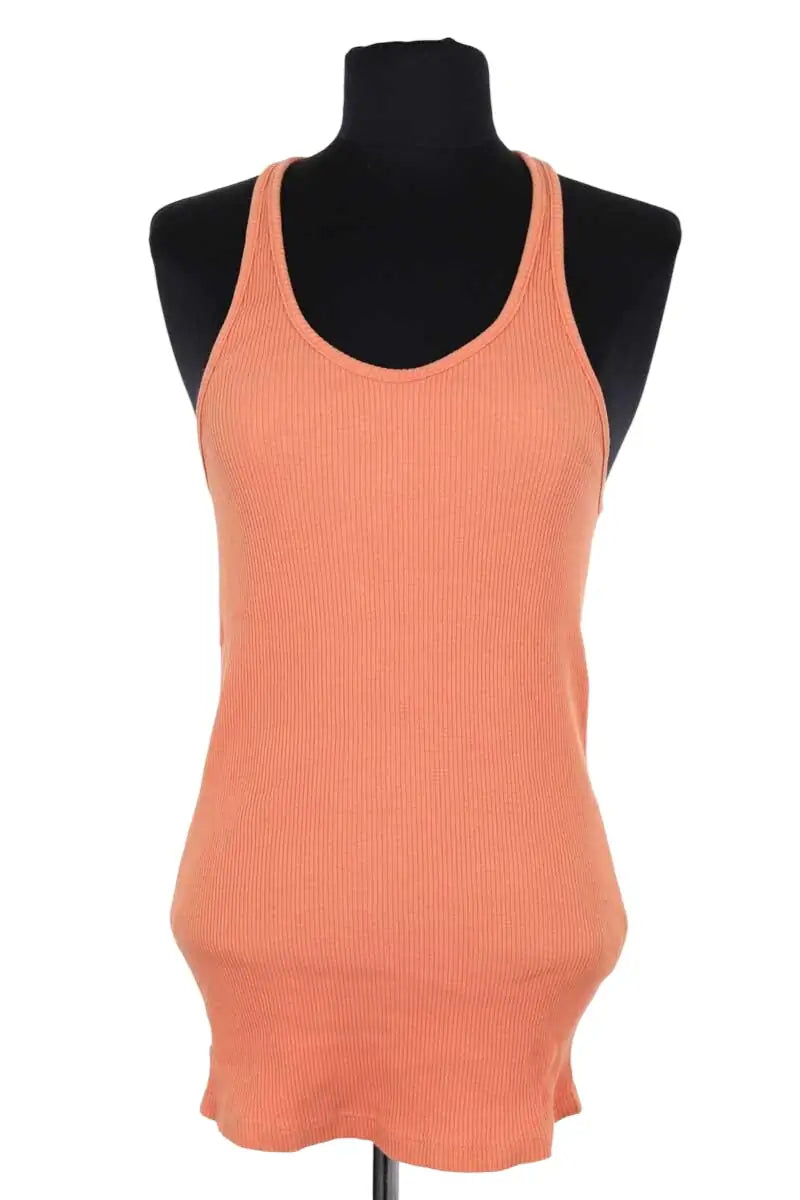 Top sans manche Isabel Marant Orange en Coton, taille S - Seconde Main