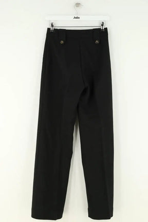 Pantalon large Sézane Noir en Synthétique