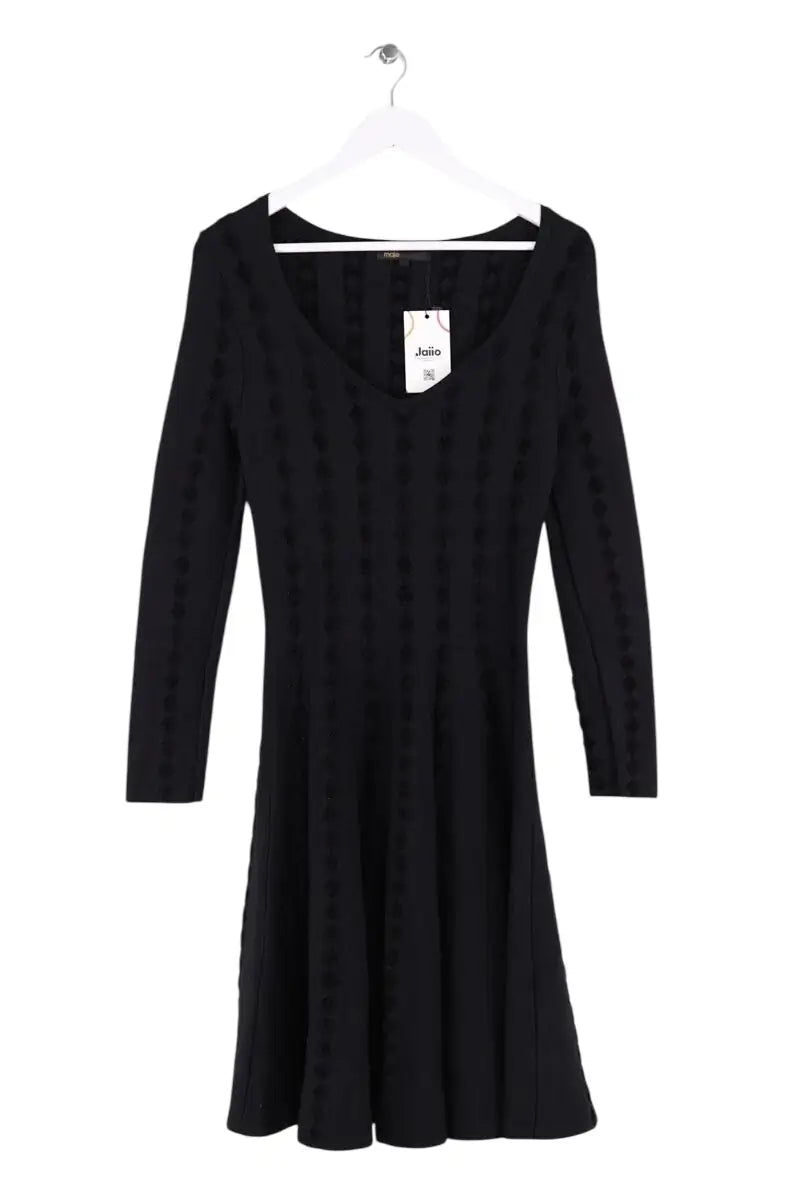 Robe Maje Noir en Synthétique, taille S - Seconde Main