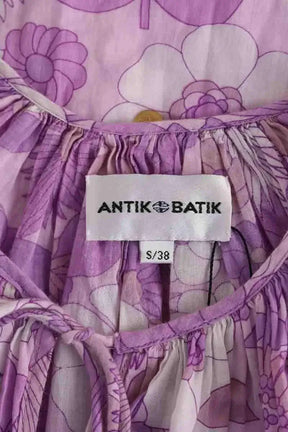 Blouse Antik Batik Violet en Coton