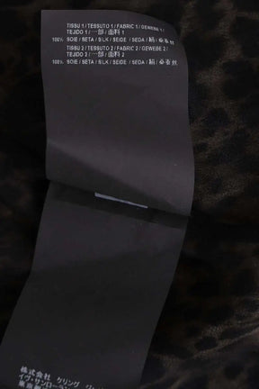 Robe Saint Laurent Marron en Soie