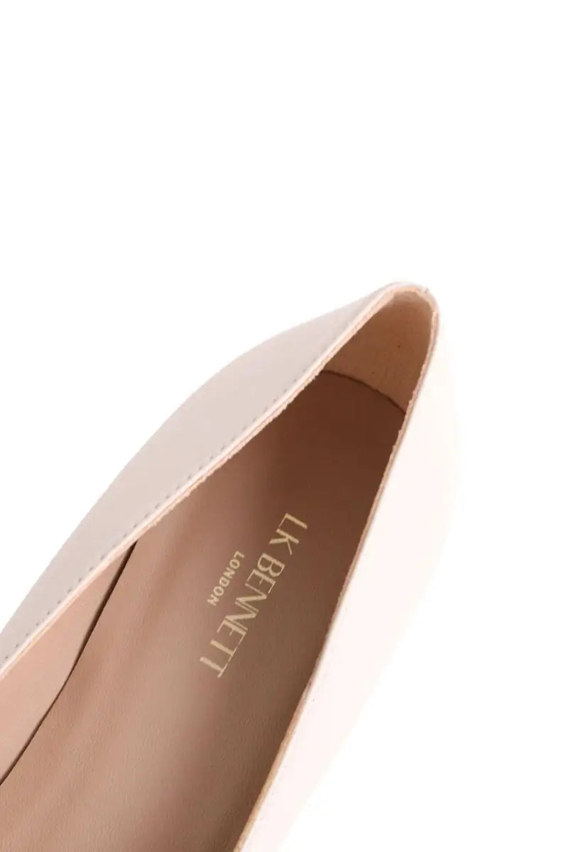 Talons LK Bennett Floret Ecru en Cuir