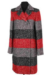 Manteau Sportmax Rouge en Laine, taille M - Seconde Main