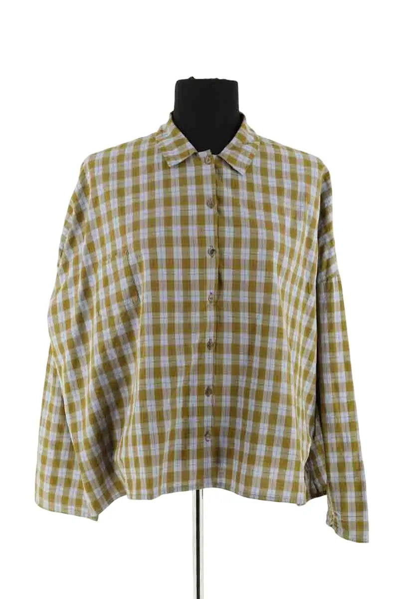 Chemise Apuntob Kaki en Coton, taille M - Seconde Main