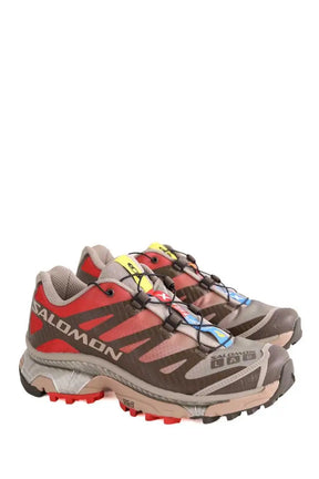 Baskets Salomon Marron en Tissu