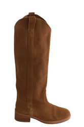 Bottes Ba&Sh Camel en Daim, taille 39 - Seconde Main