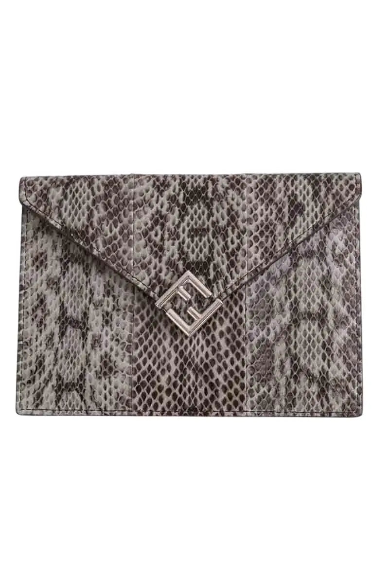 Pochette Fendi Noir en Cuir - Seconde Main