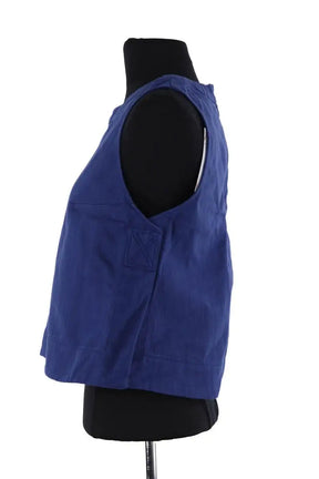 Top sans manche Soeur Pampa Bleu en Coton