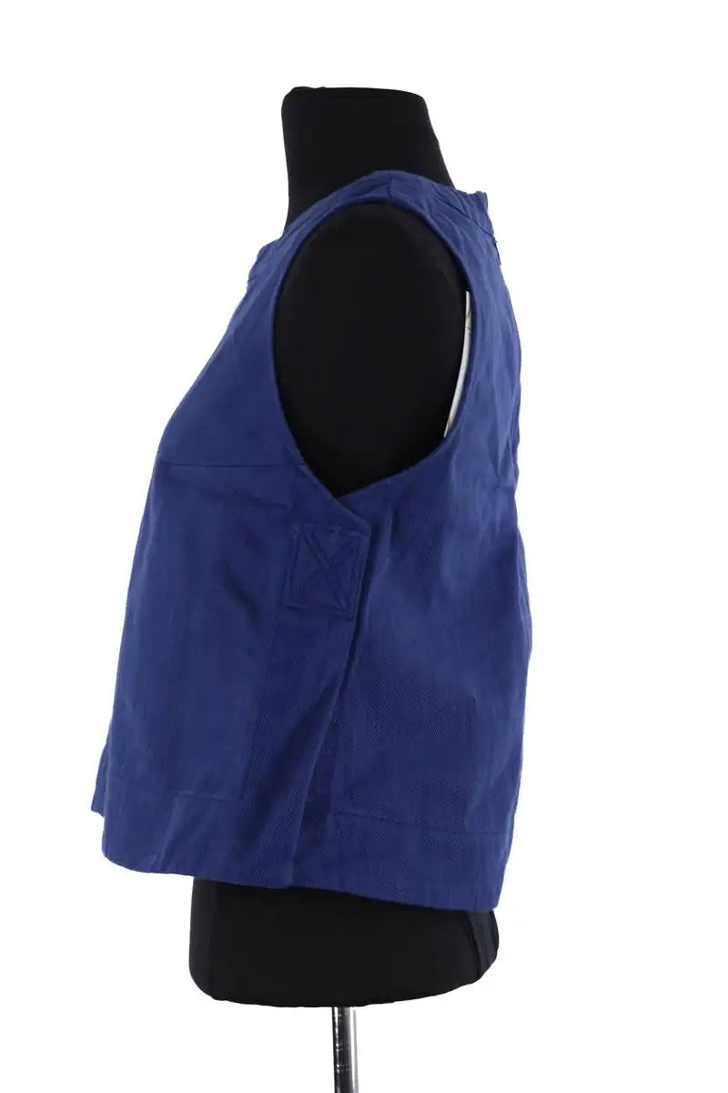 Top sans manche Soeur Pampa Bleu en Coton
