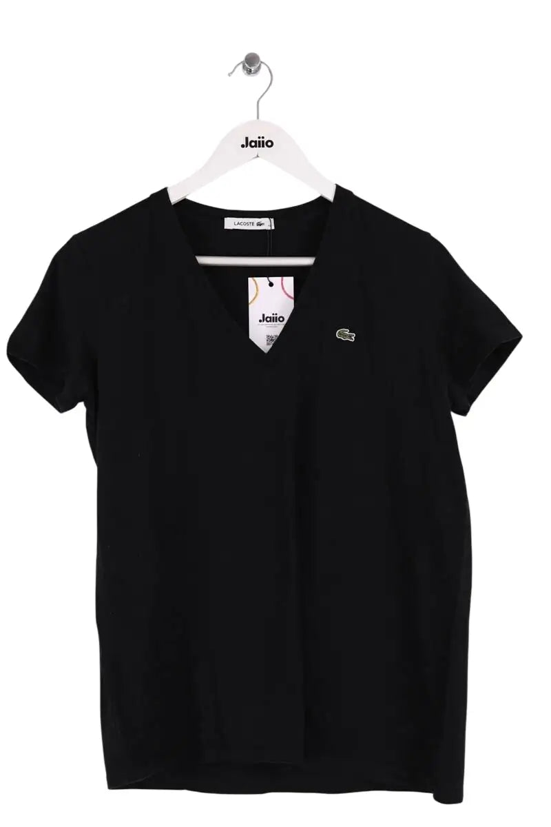 T-shirt Lacoste Noir en Coton, taille XL - Seconde Main