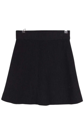 Jupe Sézane Noir en Coton, taille M - Seconde Main
