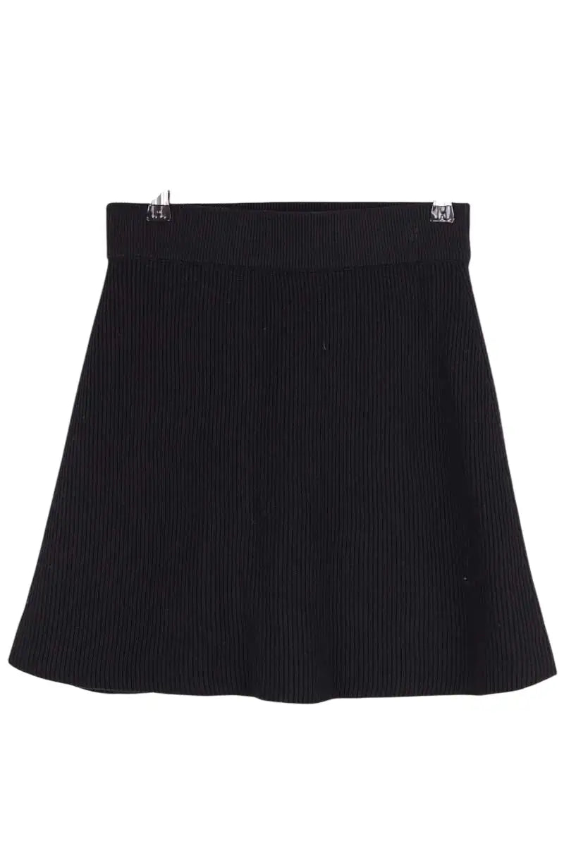 Jupe Sézane Noir en Coton, taille M - Seconde Main