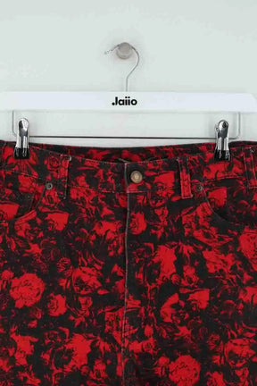 Bermuda Saint Laurent Rouge en Coton